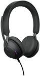 Jabra Evolve2 40 SE USB C/A MS Stereo On Ear Headset kabelgebunden Schwarz...