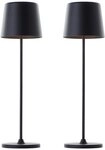 Brilliant LED Tischleuchte Kaami - mobile LED Au&szlig;en Akku Tischlampe 2er-Set,