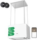 CIARRA Inselhaube 48 cm A+++ 700 m&sup3;/h hohe Saugleistung WIFI-APP Touch Control