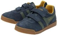 Gola Harrier 2025 (Wildleder,Klettverschluss) navyblau/grau/sonnengelb Sneaker