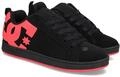 Sneaker DC SHOES "Court Graffik", Damen, Gr. 6(37), schwarz (schwarz, hot pink),