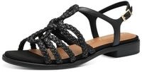 MARCO TOZZI Sandalette Blockabsatz, Sommerschuh mit modischen Flechtriemchen