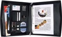 WEDO Schreibmappe Konferenzmappegamappe mit Griff schwarz