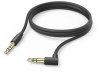 Hama Aux Kabel, 3,5 mm Klinke, 90&deg; Winkelstecker, 2,0 m, Schwarz Audio-Kabel,