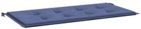 vidaXL Sitzauflage Gartenbank-Auflage Marineblau 120x50x4 cm Oxford-Gewebe, (1...