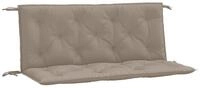 vidaXL Sitzauflage Gartenbank-Auflagen 2 Stk. Taupe 120x50x7 cm Oxford-Gewebe,...