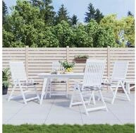 vidaXL Sitzkissen vidaXL Gartenstuhl-Kissen 4 Stk. Grau Karomuster 50x50x3 cm