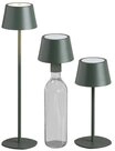 Northpoint LED Tischleuchte LED Akku Tischlampe Flaschenleuchte 3in1 45cm warmwei&szlig;