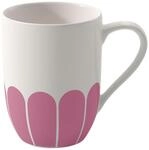 Villeroy & Boch Becher Henkelbecher 0,29 l Fleur cassis, Premium Porcelain