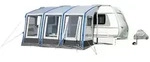 dwt Vorzelt Space Air HQ/ High inkl. zwei Distanzpolster-Sets grau 375 cm x 280 cm x