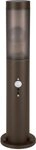 EGLO Sockelleuchte Helsinki Sockelleuchte, Au&szlig;enleuchte stehend, Edelstahl, E27,