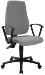 TOPSTAR B&uuml;rostuhl B&uuml;rostuhl MAXX 500, M500RG23 Stoff grau, Gestell schwarz