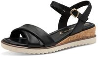 Tamaris Sandalette, Keilabsatz, Sommerschuh, Riemchensandale mit...