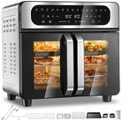 oyajia Hei&szlig;luftfritteuse XXL Backofen mit Franz&ouml;sischen T&uuml;ren, Air Fryer Dual Zone