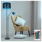 GLOBO LIGHTING LED Stehlampe, Leuchtmittel inklusive, Warmwei&szlig;, Farbwechsel,