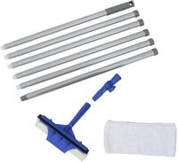 Maximex Fensterreiniger Fensterwischer extra-lang, Knickgelenk, verstellbarer...
