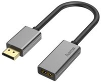 Hama Video-Adapter, DisplayPort-Stecker - HDMI&trade;-Buchse, Ultra-HD 4K@60Hz,