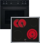 SIEMENS Elektro-Herd-Set iQ100, iQ300 EQ110KAFBE, mit Auszug nachr&uuml;stbar,