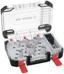 BOSCH Lochs&auml;ge Pro Multi Material, 9 Teile, Multi Material Power Change Plus Set, 19