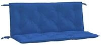 vidaXL Sitzauflage Gartenbank-Auflagen 2 Stk. Blau 120x50x7 cm Oxford-Gewebe,...