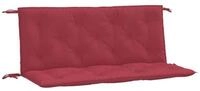 vidaXL Sitzauflage Gartenbank-Auflagen 2 Stk. Weinrot 120x50x7 cm...