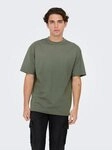 ONLY & SONS Rundhalsshirt ONSFRED RLX SS TEE Baumwolle, relaxed fit