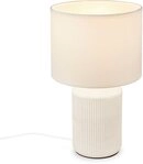 Briloner Leuchten Tischleuchte LED Tischlampe Kommode Wohnzimmer Keramik E27,...