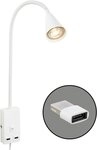 Briloner Leuchten Nachttischlampe JUSTRA Tischlampe