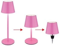 GLOBO LIGHTING LED Au&szlig;en-Tischleuchte, LED-Leuchtmittel fest verbaut,...