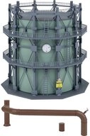 Faller Modelleisenbahn-Geb&auml;ude 130157 H0 Gasometer mit Rohrleitungen