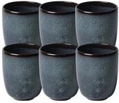 like. by Villeroy & Boch Geschirr-Set Lave gris Becher ohne Henkel Set 0,4 l...