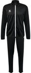 hummel Trainingsanzug HMLLOGO SUIT (2-tlg), zweiteiliges Set, ohne Kapuze, aus
