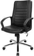 Topstar Premium Point 100 7909D60 Kunstleder schwarz Gestell chrom Topstar Premium Point 100 7909D60 Kunstleder schwarz Gestell chrom