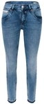 Herrlicher Stretch-Jeans HERRLICHER TOUCH Cropped Jogg Denim medium aged