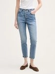 TOM TAILOR Denim Straight-Jeans Jeanshosen TTLOTTE SLIM STRAIGHT Jeans mit High Waist