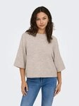 ONLY Strickpullover ONLSIMONI 3/4 PULLOVER KNT NOOS Materialmix, regular fit