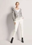 MADELEINE Strickjacke Modischer Cardigan mit V-Ausschnitt Uni-Design, tiefer