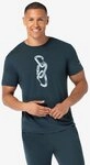 SUPER.NATURAL T-Shirt f&uuml;r Herren, Merino CARABINERI Kletter Motiv, atmungsaktiv