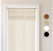 Cozyor T&uuml;rvorhang Makramee 132 x 200 cm Boho Vorhang Fenstervorhang Raumteiler (1