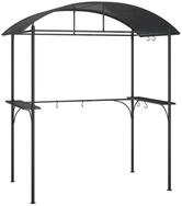 vidaXL Pavillon, Grillpavillon mit Seitenregalen Anthrazit 220x115x230 cm Stahl