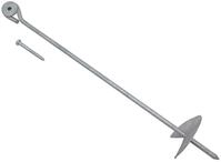 Tetzner & Jentzsch Pfostentr&auml;ger Erdanker 60 cm Bodenanker f&uuml;r Schaukel...