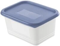 ROTHO Frischhaltedose Rotho Gefrierdosen-Set Domino 4 x 0,75 l horizon,...