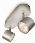Philips LED Deckenspot myLiving Star Doppelspot, 1000lm, Aluminium, LED fest
