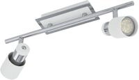 EGLO Deckenleuchte Davida Deckenlampe, Deckenspot aus Metall, Wohnzimmerlampe, GU10,