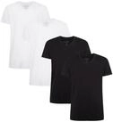 Bamboo basics T-Shirt Herren T-Shirt 4er Pack Viskose VELO (Packung, 4er Pack)