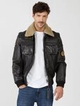 MUSTANG Lederjacke Karlstad