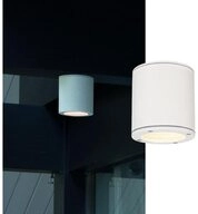 SLV Au&szlig;en-Wandleuchte Aluminium Deckenaufbauleuchte Sitra, GX53