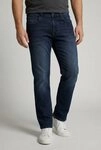 camel active Regular-fit-Jeans mit Leder-Badge