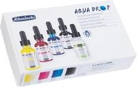 Schmincke Kreativset Aqua Drop Fl&uuml;ssige Aquarellfarben Prim&auml;rfarben 5x30ml,