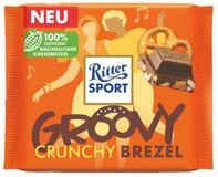 Ritter SPORT Schokolade, Ritter Sport Groovy Crunchy Brezel Milchschokolade und